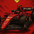 Ferrari F1 Rug, Ferrari F1 Rug: Custom Team Racing Car Carpet