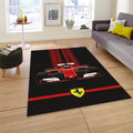 Ferrari F1 Rug, Ferrari F1 Racing Car Rug