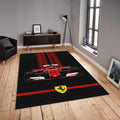 Ferrari F1 Rug, Ferrari F1 Racing Car Rug