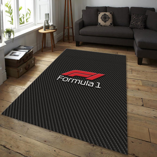 Ferrari F1 Rug, Ferrari F1 Rug: Custom Car Carpet for Office
