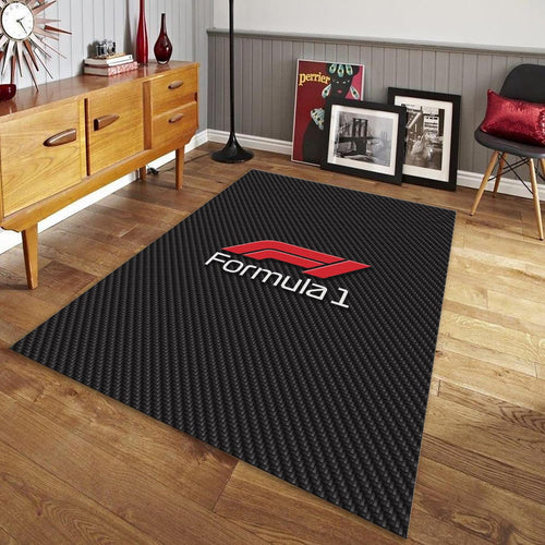 Ferrari F1 Rug, Ferrari F1 Rug: Custom Car Carpet for Office