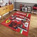 Ferrari F1 Rug Ferrari F1 Car Rug Formula 1 Racing Carpet for