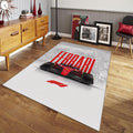 Ferrari F1 Rug, Personalized Team Design