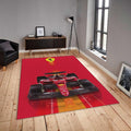 Ferrari F1 Rug Ferrari F1 Car Rug Formula 1 Racing Carpet for