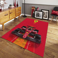 Ferrari F1 Rug Ferrari F1 Car Rug Formula 1 Racing Carpet for