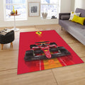 Ferrari F1 Rug Ferrari F1 Car Rug Formula 1 Racing Carpet for