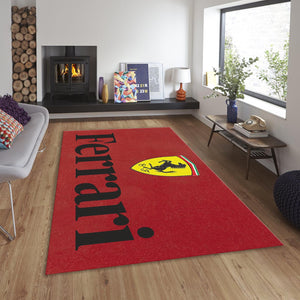 Ferrari F1 Rug Ferrari Rug Formula 1 Racing Carpet for Garage &