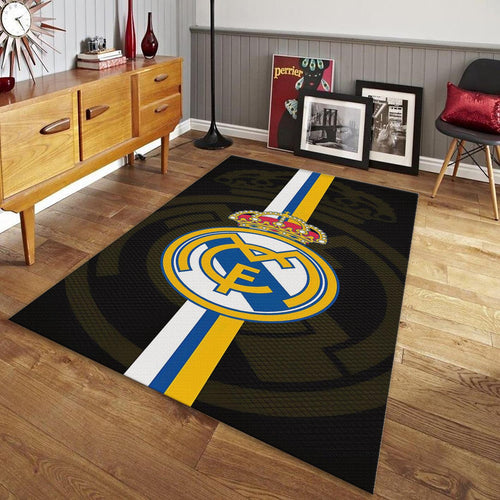 Real Madrid Rug Real Madrid Rug Football Carpet for Garage & Kids
