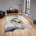 Real Madrid Rug, Real Madrid Football Rug: Vintage Style