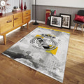 Real Madrid Rug, Real Madrid Football Rug: Vintage Style