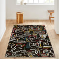 Art Rug Abstract rug Shapes Carpet Rothko Style Non-Slip Washable