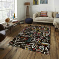 Art Rug Abstract rug Shapes Carpet Rothko Style Non-Slip Washable