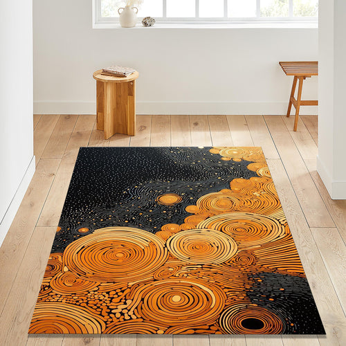 Art Rug Abstract rug Shapes Carpet Rothko Style Non-Slip Washable