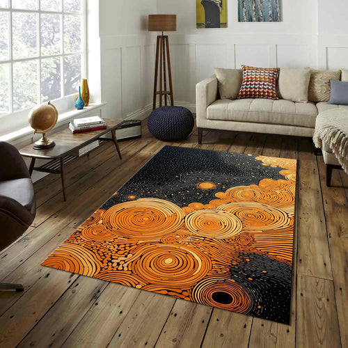 Art Rug Abstract rug Shapes Carpet Rothko Style Non-Slip Washable