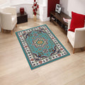 Turkish Rug Abstract rug Shapes Carpet Persian Rug Non-Slip