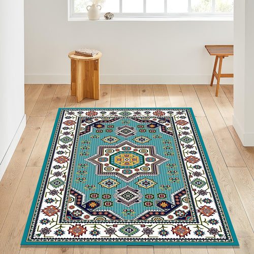 Turkish Rug Abstract rug Shapes Carpet Persian Rug Non-Slip