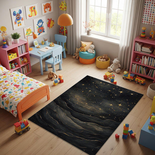 Space Rug Sky Rug Stars Rug Art Rug Abstract rug Non-Slip