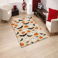 Pumpkin Rug Bat Rug Modern Abstract rug Non-Slip Washable