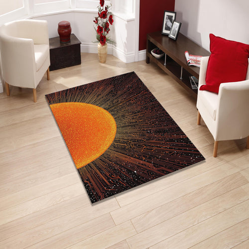 Art Rug Abstract rug Shapes Carpet Rothko Style Non-Slip Washable