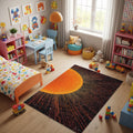 Art Rug Abstract rug Shapes Carpet Rothko Style Non-Slip Washable