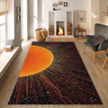 Art Rug Abstract rug Shapes Carpet Rothko Style Non-Slip Washable