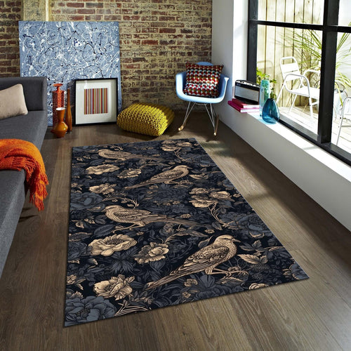 Gothic Rug Floral Rug Art Rug Abstract rug Non-Slip Washable Art