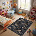 Gothic Rug Floral Rug Art Rug Abstract rug Non-Slip Washable Art