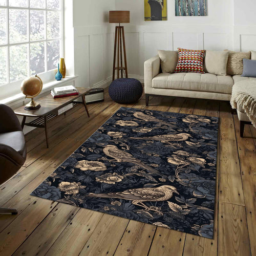 Gothic Rug Floral Rug Art Rug Abstract rug Non-Slip Washable Art