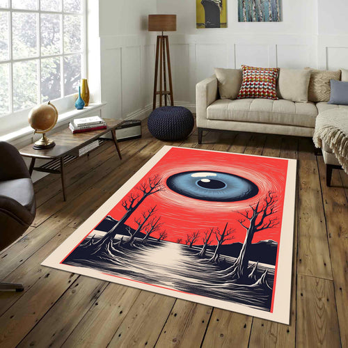 Eye Rug Illuminati Rug Abstract rug Rothko Style Non-Slip