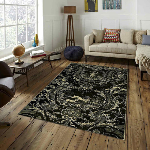 Rococo Style Rug, Historical pattern