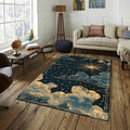 Cloud Rug Space Rug Sky Stars Rug Modern Abstract rug Non-Slip