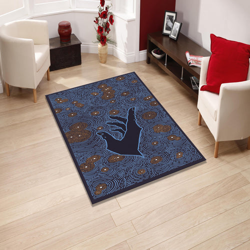 illustration Rug Cosmic Rug Spiritual Rug Modern Abstract rug