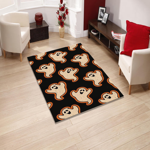 Ghost Rug Xmas Rug Modern Abstract rug Non-Slip Washable Painting