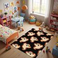 Ghost Rug Xmas Rug Modern Abstract rug Non-Slip Washable Painting