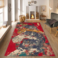Tiger Rug Floral Rug Gothic Rug Art Rug Abstract rug Non-Slip