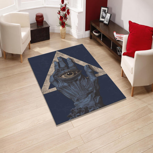 Illuminati Rug Eye Rug Abstract rug Rothko Style Non-Slip