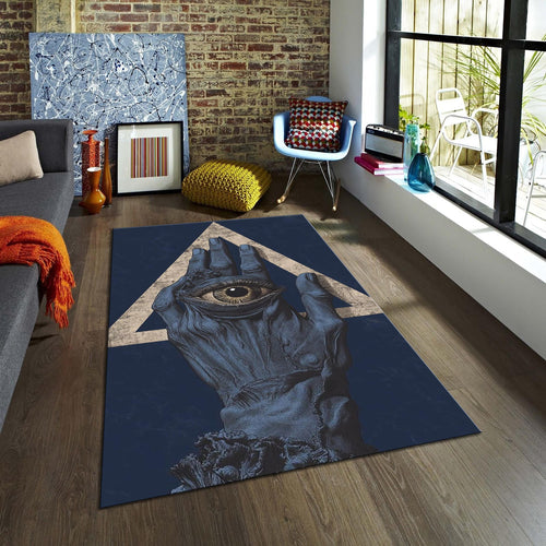 Illuminati Rug Eye Rug Abstract rug Rothko Style Non-Slip