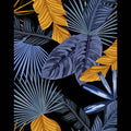 Modern abstract floral art rug, Non-Slip Washable Rug