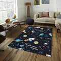 Space Rug Planet Rug Kids Play Rug Nursery Decor Playground