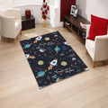 Space Rug Planet Rug Kids Play Rug Nursery Decor Playground