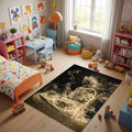 Buddha Rug Meditation Rug Ethereal Rug Non-Slip Washable Rug