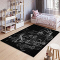 Ferrari F1 Rug Engine Rug Formula 1 Racing Carpet for Garage &