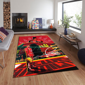 Ferrari F1 Rug Lewis Hamilton Rug Formula 1 Racing Carpet for