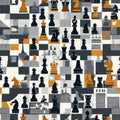 Chess Rug, Queens Gambit Rug, Modern Rug, Area Rug, 6x8 Rug