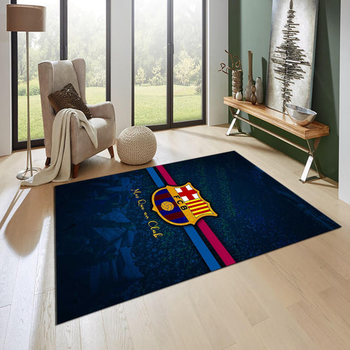 FC Barcelona Rug Barcelona Rug Barça Carpet for Fans & Kids Room