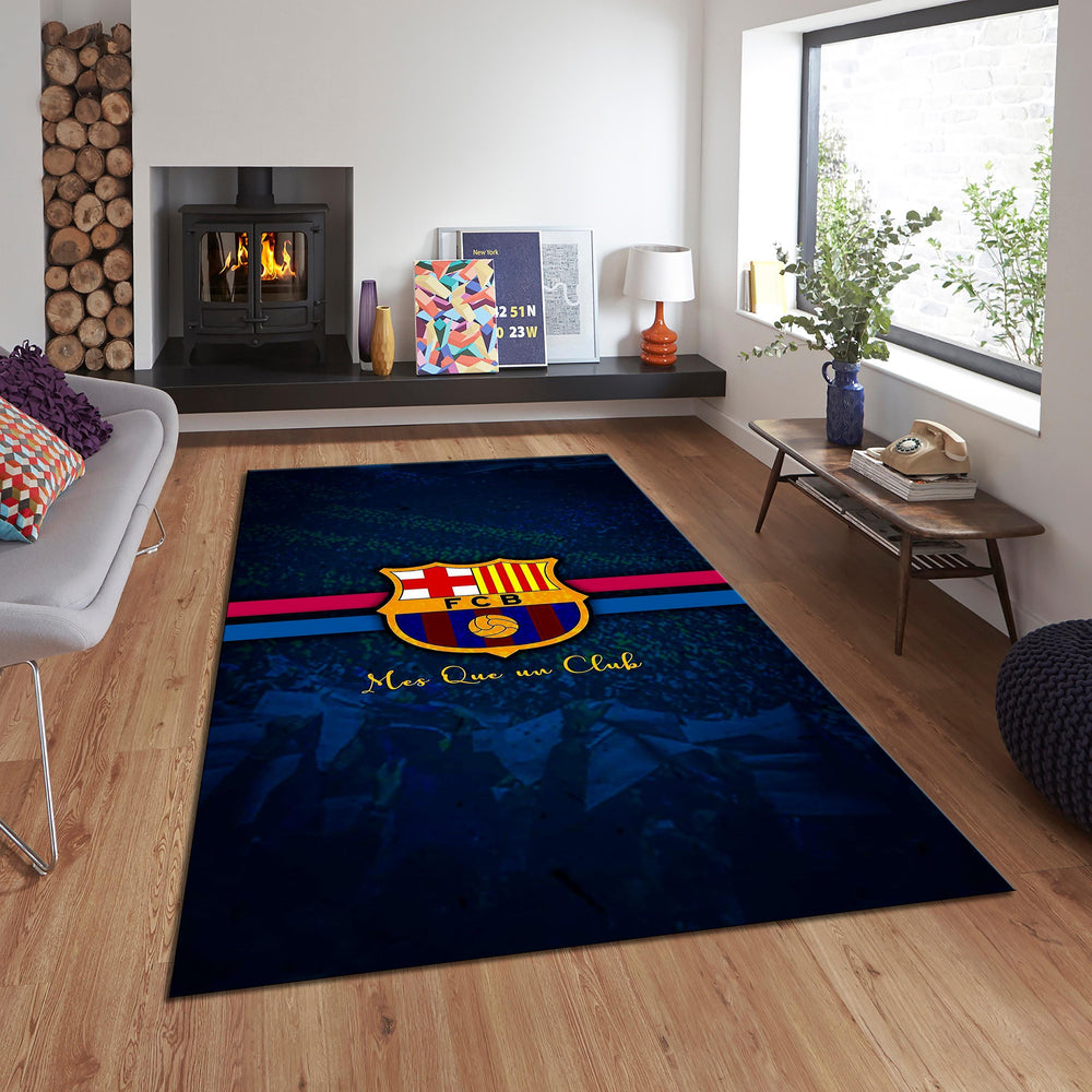 FC Barcelona Rug Barcelona Rug Barça Carpet for Fans & Kids Room