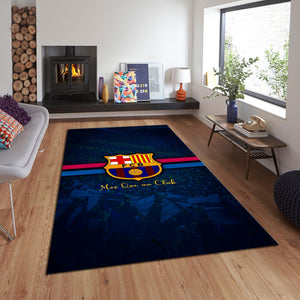 FC Barcelona Rug Barcelona Rug Barça Carpet for Fans & Kids Room