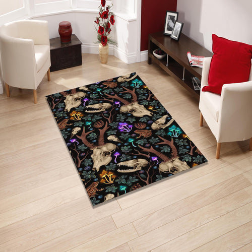 Goat Rug Art Rug Abstract rug Non-Slip Washable Art Rug Modern