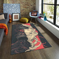 Evil Rug Art Rug Abstract rug Non-Slip Washable Art Rug Modern