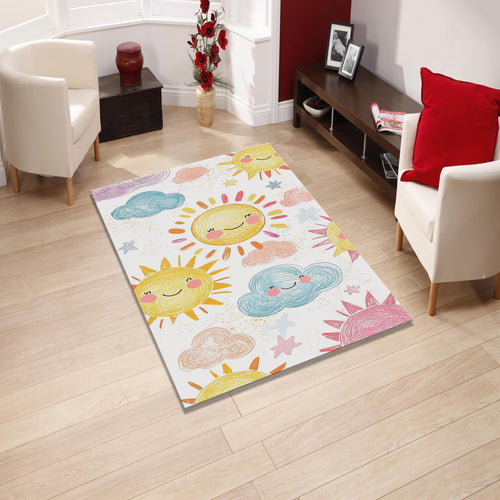 Cute Drawing Rug, Kids Play Rug
